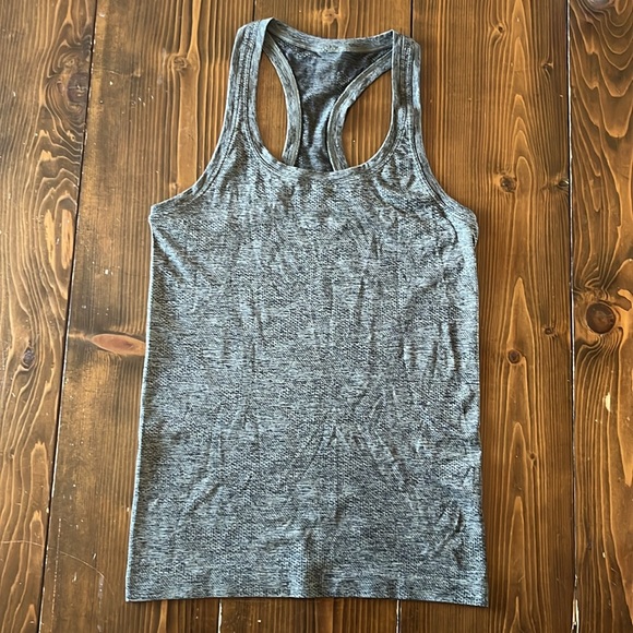 Lululemon Swiftly Tech Racerback 2.0 Grey/Black Tank Women’s Size 6 - Picture 11 of 11